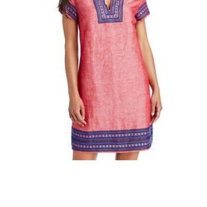 Vineyard Vines li e tunic dress- Red Velvet